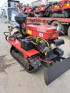 Mini Crawler Tractor Agricultural diesel Crawler <b>Rotary</b> Tiller Multifunctional Ploughing <b>Machine</b> - Product Image 3
