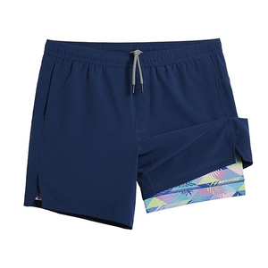 New 2 in 1 Running Training Sport <b>Shorts</b> Quick Dry with Side Pocket Gym Fitness Basketball Polyester Workout Track <b>Short</b> <b>for</b> <b>Men</b> - Product Image 4