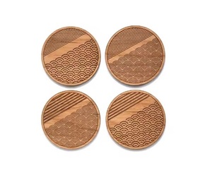 Sous-verres en bois de luxe fabriqués à la main avec poli pour dîner sophistiqué les plus vendus en gros - Product Image 2