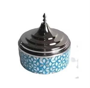 Haute Vente En Métal Hotpot De Mariage Décoratif Fournitures Alimentaires Designer Serveur De Nourriture En Acier Inoxydable Hot Pot Servir Utiliser Casserole - Product Image 3