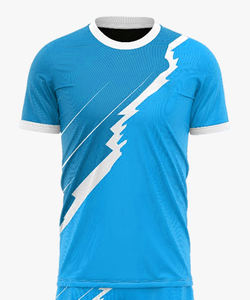 Kit de fútbol de sublimación completa personalizado para hombres y mujeres, camiseta de fútbol cómoda de tela ligera suave, 100% poliéster - Product Image 4