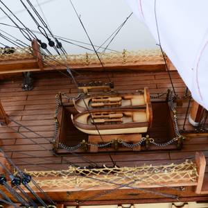 Large Size USS Constitution Model Ship Hand-Painted Crooked Sails <b>Wood</b> Craft Freestanding <b>Customized</b> Shape Wall <b>Sign</b> Home Decor - Product Image 5