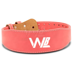 Ceinture de musculation en cuir premium avec logo personnalisé, fermeture antidérapante, robuste, écologique, offrant une protection professionnelle pour - Product Image 1