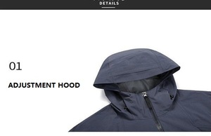 Chaqueta de exterior impermeable a prueba de viento personalizada para montañismo, ropa de trabajo, logotipo frontal de talla grande, tipo de cierre de invierno con cremallera - Product Image 5