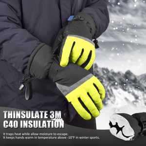 Gants de ski unisexe personnalisés de haute qualité mitaines chaudes d'hiver snowboard idéales pour la chasse vélo pêche moto randonnée - Product Image 2
