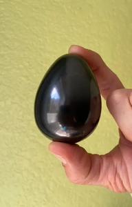 Huevos de Ágata Negra Tallados y Pulidos, Cristal de Cuarzo Natural para Terapia de Sanación, Huevo Yoni en Venta al por Mayor - Product Image 4