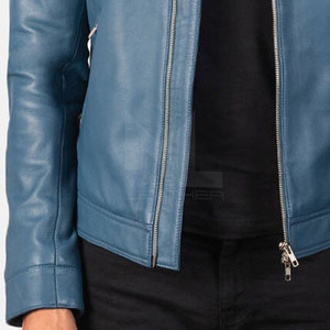 Venta caliente Durable Hombres Ropa Chaqueta de invierno de cuero para hombres Nueva moda Chaquetas de cuero a prueba de viento para hombres - Product Image 6