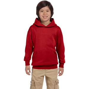 เสื้อสวมหัวมีฮู้ดสำหรับเด็ก,เสื้อสเวตเตอร์ถักแบบเรียบใส่สบายพิมพ์โลโก้ได้ตามต้องการสำหรับฤดูหนาวใบไม้ร่วง - Product Image 1