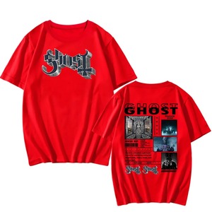 2025 Nueva camiseta Ghost Band Skull Printing Unisex camiseta Heavy Mental moda verano camiseta Grunge Hip Hop Camisetas Hombre - Product Image 4