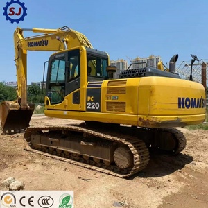 Excavadora de cadenas KOMATSU PC220 usada en oferta, 22 toneladas, pocas horas de uso, sistema hidráulico potente para demolición de edificios - Product Image 2