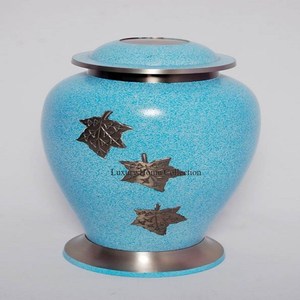 Ensemble moderne de 4 design aigle américain gravé taille personnalisée cendres humaines de haute qualité urnes funéraires fournitures funéraires - Product Image 4