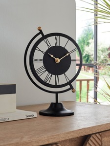 Horloge de bureau en laiton de style vintage avec affichage à aiguilles et fonction de répétition pour le salon et la décoration de bureau à domicile en extérieur, cadeau - Product Image 2