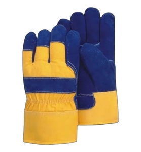 Guantes de Trabajo Resistentes y Cómodos de Cuero Vacuno, Resistentes a la Abrasión, Protección de Seguridad Industrial para las Manos - Product Image 2