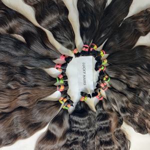 Extensions de cheveux humains bruts indiens à cuticule alignée au prix de gros tissage en vrac vague de cheveux humains vierges Curl lâche fermeture à lacet profond - Product Image 4