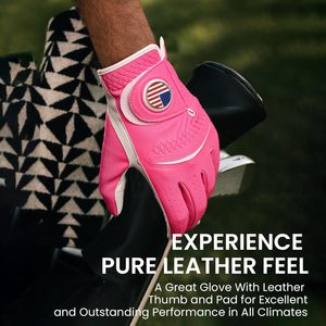 Gant de golf en cuir Cabretta fabriqué à la main de qualité supérieure Confort de prise en main Durabilité Respirant Léger Imperméable Droitier - Product Image 4