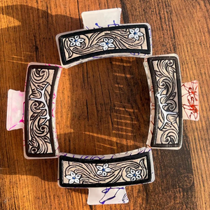 มาใหม่สไตล์ตะวันตกทําด้วยมือเครื่องมือหนังผมกรงเล็บคลิปจริงทําด้วยมือหนังผมPinsอุปกรณ์เสริมสําหรับผู้หญิงและสาว - Product Image 2