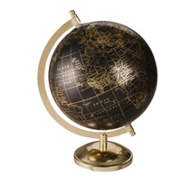 Globo terráqueo con mapa del mundo náutico, hermoso mapa del mundo, globo terráqueo, oficina, educativo, geográfico, moderno, escritorio, hogar, mesa, globo, artículo de decoración