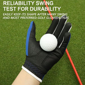 Gants de golf bleus pour femmes Gants en cuir Pu pour la main gauche et la main droite avec un design respirant Meilleure vente - Product Image 2