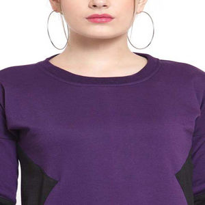 Sweat-shirts à capuche décontractés pour femmes, amples, en molleton de coton uni, respirants, grandes tailles, avec impression frontale, service OEM - Product Image 2