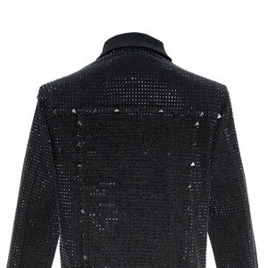 Nouvelle arrivée Veste en jean personnalisée avec logo Homme Designer Veste en coton décontractée OEM Jean Homme Meilleure qualité Vestes en jean pour hommes - Product Image 5