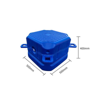 Plateforme flottante en plastique HDPE pour sports nautiques en plein air, ponton, quai, bouée, fabriqué à Shanghai, bonne qualité, livraison rapide