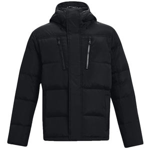 Manteaux en duvet pour hommes surdimensionnés, légers, résistants à l'eau, coupe-vent, avec capuche, avec logo personnalisé - Product Image 1