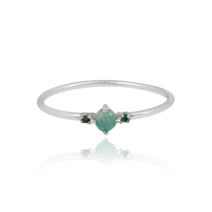 Minimalist Classic Lightweight 925 Sterling Silver Natural <b>Labradorite</b> Multi Gemstone <b>Ring</b> Gift Jewelry for Party Occasions - Product Image 4