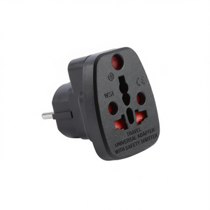WSA-9 <b>Universal</b> Travel <b>Adapter</b> with Safety Shutter for German <b>Plug</b> - Product Image 2