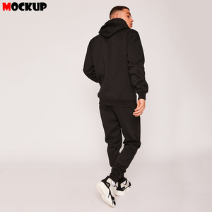 เสื้อวอร์มเทอร์รี่หลากสีสำหรับผู้ชายไซส์ใหญ่พิเศษพิมพ์ลายทันสมัย - Product Image 6