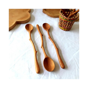 Cuchara de madera Utensilio de cocina y servicio ecológico de alta calidad - Product Image 1