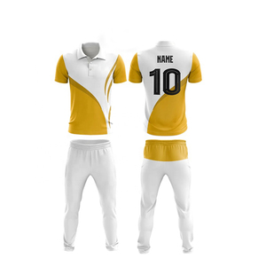 Maillot de cricket en polyester à sublimation numérique de haute qualité, personnalisable, vente en gros, vêtements de sport bon marché, chemises d'uniforme de cricket pour hommes - Product Image 4