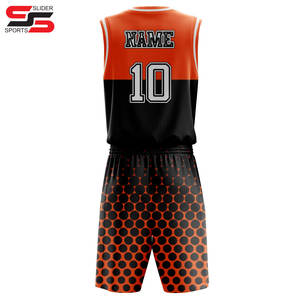 ชุดกีฬาบาสเก็ตบอลชุดบาสเก็ตบอลแบบปรับแต่งสีและดีไซน์100% ได้ - Product Image 2