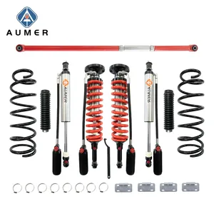 Aumer Rebound Compression Adjustable LC 300 4x4 Suspension Parts Off Road Coilovers Shocks For Toyota Landcruiser 300