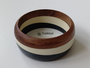 Chic Wooden <b>Bangles</b> for Women Bulk Jewelry for Retail and Export by Tradebyd - Product Image 2