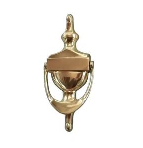 Aldaba de puerta de metal resistente con acabado antiguo, resistente a la intemperie, ideal para villas, hoteles y casas de lujo - Product Image 3