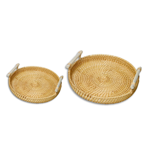 LA MEJOR VENTA de bandejas de ratán: da un toque de naturaleza a tu espacio vital desde Vietnam con alta calidad - Product Image 1