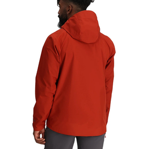 Chaqueta cortavientos de lino personalizada para hombre, impermeable, transpirable, estilo informal, cierre de cremallera para deportes al aire libre, Golf, parte delantera de invierno - Product Image 2