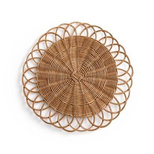 Set de table rond en rotin peint à la main, style bohème, décoration intérieure, vente en gros en Inde - Product Image 6