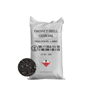 Carbón de Cáscara de Coco Lintas Era (Carbón Negro) Carbón Activado para Uso Industrial, Venta al por Mayor en Tailandia, Alta Calidad, 2.5% de Ceniza - Product Image 1