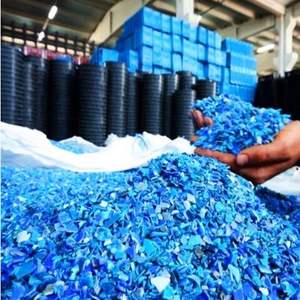 Déchets industriels naturels de rebroyage de tambour bleu HDPE Déchets de HDPE à vendre Rebroyage de tambour en polyéthylène haute densité - Product Image 6