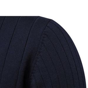Premium hommes demi-zip sweat 420 GSM 100% coton polaire épais tissu doux chaud intérieur hommes demi-zip vêtements de sport - Product Image 6