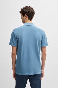 Polos transpirables de secado rápido para hombre con logotipo privado de color sólido, ropa de calle - Product Image 3