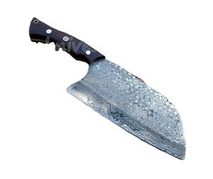 Funda de cuero hecha a mano con diseño de gota de lluvia de Damasco, cornamusa resistente, hecha a medida - Product Image 1