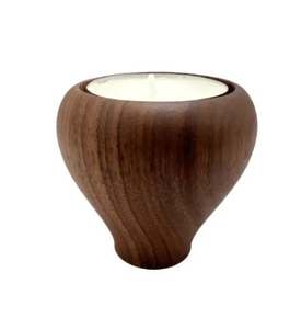 Nouveau bougeoir en bois pour la décoration intérieure au design de luxe disponible en tailles personnalisées - Product Image 1