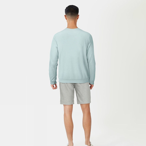 Sudadera de cuello redondo para hombre, corte regular, personalizable, lisa, transpirable, de forro polar, con estampado, para invierno, precio mayorista - Product Image 6
