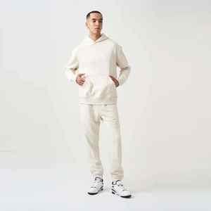 ชุดวอร์มสองชิ้นสำหรับผู้ชายชุดวอร์มแบบสวมหัวเสื้อไม่มีปกพิมพ์โลโก้แบบวินเทจ - Product Image 5