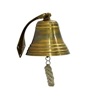 Campana Náutica de Latón de 5 Pulgadas - Campanas Náuticas para Decoración de Cuarto de Bebé (7 Pulgadas Roja) Decoración Marítima para el Hogar - Product Image 1