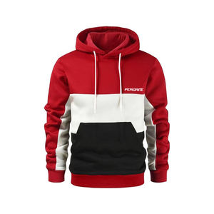 Jersey personalizado Venta caliente Hombres Sudadera con capucha Conjunto Sudadera 100% Algodón Manga larga Impresión personalizada Sudaderas con capucha de gran tamaño - Product Image 5