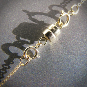 Cierre Magnético de Joyería Personalizado en Oro de 10K, 14K y 18K, Chapado en Plata 925, para Pulseras, Collares y Cadenas Finas - Product Image 1