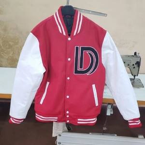 Unisex Winter Varsity Jackets Custom Logo Wholesale Men's Baseball Team Logo Jackets <b>Kids</b> Adults Leather Sleeves - Product Image 1